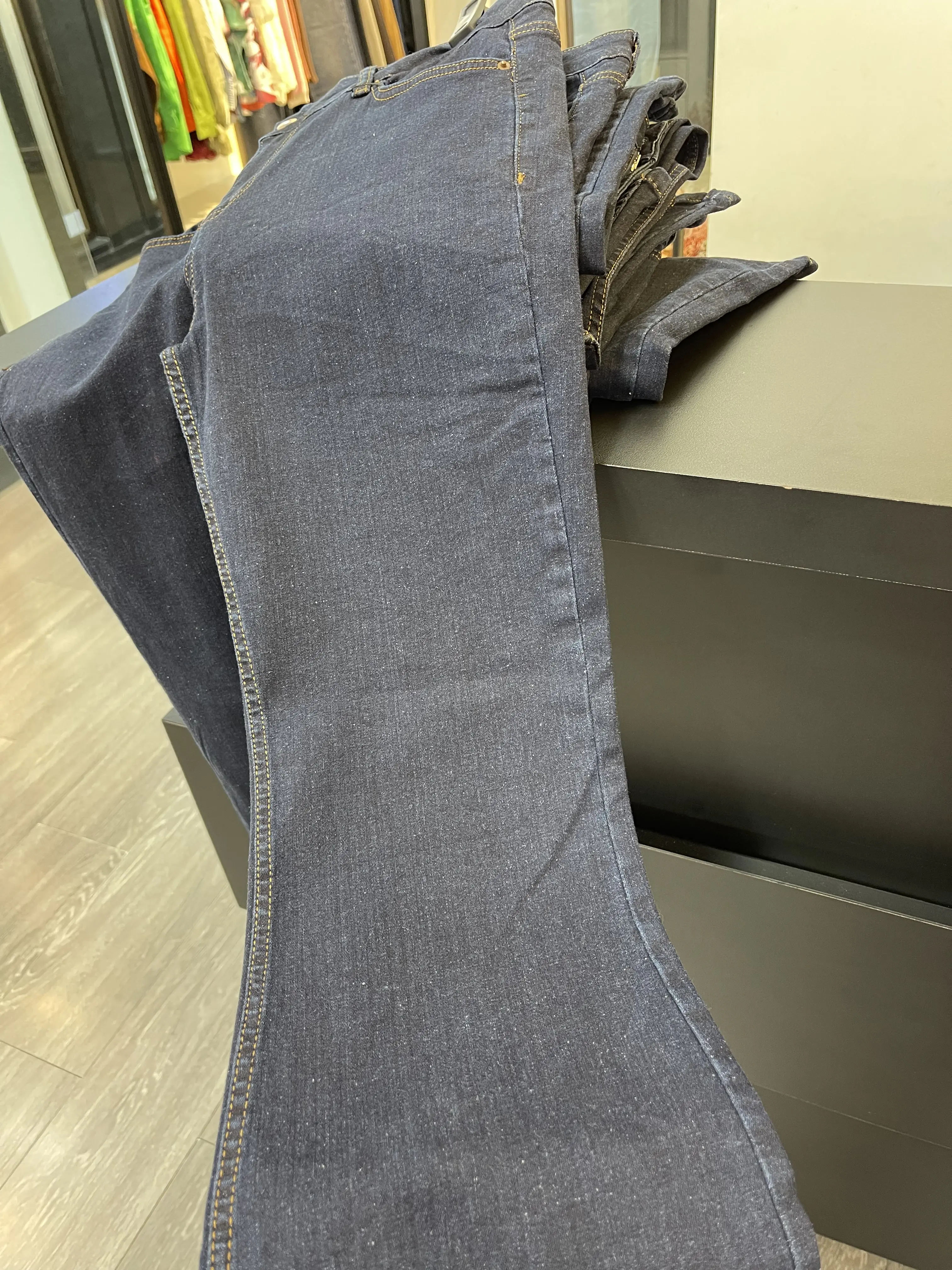 شلوار جین بوت کات پلاس سایز